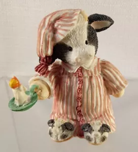 Mary's Moo Moos Cow Figurine Once Upon a Midnight Steer 1994 Enesco 651680 - Picture 1 of 6