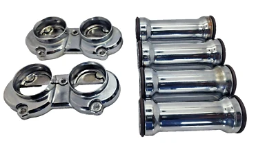 Indian Chief Chieftain Roadmaster & Springfield Lifter Tappet Push Rod Covers - Image 1 of 4