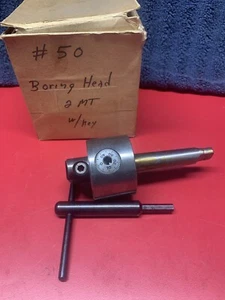 Machinist Tools: 2MT 2" Boring Head (NOS) - Picture 1 of 6