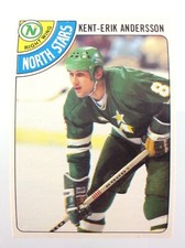 1978-79 Kent-Erik Andersson 17 OPC Minn North Stars O-Pee-Chee Hockey Card 0016M