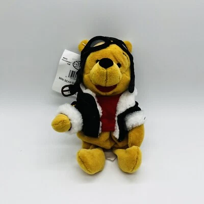  Disney Store Pilot Pooh Winnie the Pooh & Friends 8” Mini Beanbag Peluche Foto 1 de 3
