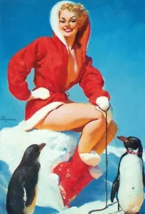 PIN UP VINTAGE Postkarte Pin up Girl * RETRO SHABY # 20 - Bild 1 von 1