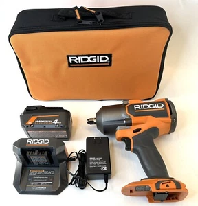 Llave de impacto Ridgid 18V 1/2 pulgada de alto par 4 modos con batería de 4 Ah R86212KN - Imagen 1 de 8