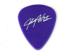 Johnny Winter Signature Guitar Pick Rare Tour Stage Plectrum Concert Nice Edgar