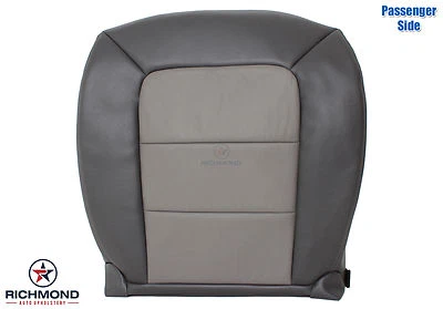 2003-2005 Ford Explorer Sport Trac-Passenger Side Bottom Leather Seat Cover Gray - Image 1 of 4