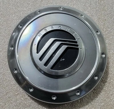 Tapa central pulida Mercury Mountaineer 2002-2005 OEM 3457 3525 3L24-1A096-DA Foto 1 de 4