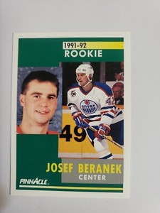 1991-92 Pinnacle Hockey #303 Josef Beranek RC