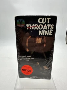 Cut-Throats Nine 1985 VHS VideoLine Previously Viewed Re-sealed RARE Copy OOP - Picture 1 of 18