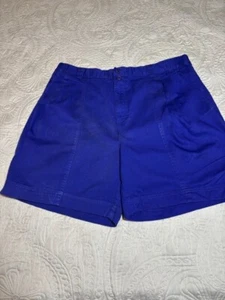 Vintage Jantzen Purple Tennis Shorts Front Pockets Pleats Belt Loops 38 X 7 - Picture 1 of 15