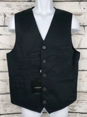 Chaleco Chaleco Marc Ecko Para Hombre Grande Nº 72 Times Square New York Brocado Gótico Foto 1 de 4