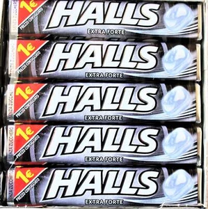 HALLS STICK  EXTRA FORTE SENZA ZUCCHERO 20 PEZZI EURO 1.30 FOTO INDICATIVA - Imagen 1 de 1