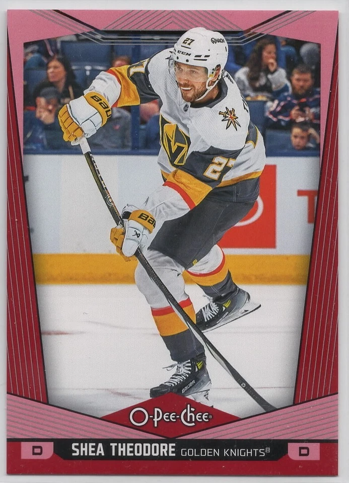 2024-25 OPC Shea Theodore #345 Golden Knights Red Border - Image 1 of 1
