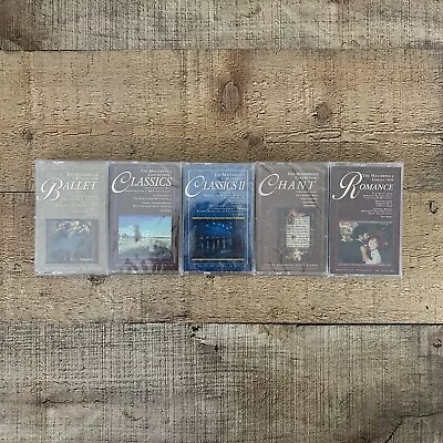 Cassette 5 Tape Lot Vintage Colbalt Classical Music The Masterpiece Collection - Image 1 of 4