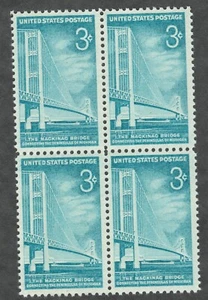 US. 1109. 3c. Widmung der Mackinac Bridge, Michigan. BK4. postfrisch. 1958 - Bild 1 von 1