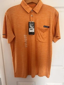 Salt Life Herren Orange Polo Golf Shirt Small Neu!! UV 30 Quick Dry 68 $ BxD - Bild 1 von 7
