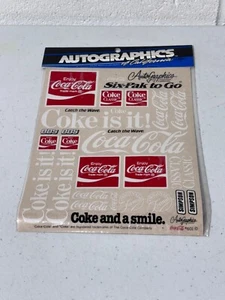RC Autographics 601 Vintage Coke Coca Cola Sticker Decal Sheet NEW NOS 1/10 RC - Picture 1 of 2