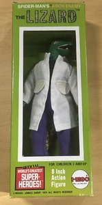 ! Figura de acción vintage 1974 Mego El Lagarto con abrigo viene en una caja de reproducción - Imagen 1 de 24
