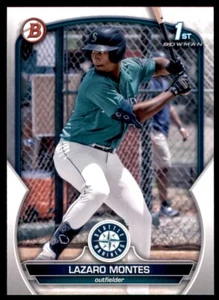 2023 Bowman #BP-58 Lázaro Montes primer Bowman - Imagen 1 de 2