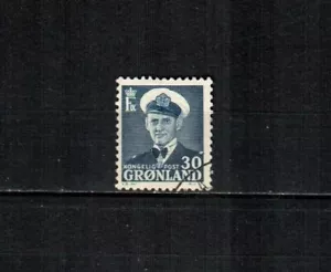 GREENLAND Scott's 33 ( 1v ) Frederik IX F/VF Used ( 1953 ) - Picture 1 of 1