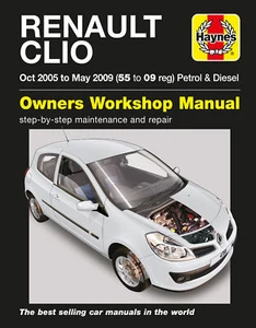 Renault Clio Petrol & Diesel (Oct 05 - May 09) Haynes Repair Manual (Paperback) - Picture 1 of 11