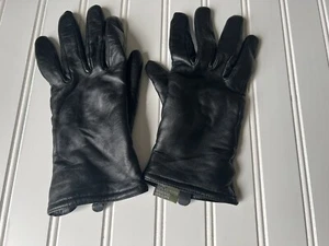 Leather Gloves Driving Women's Black Medium - Picture 1 of 2