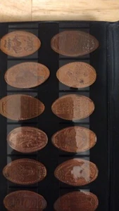 Lot Of 36 Elongated Penny lot Jurassic Park,Sea World Etc - Picture 1 of 3