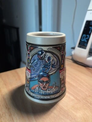 Taza Budweiser 1992 Equipo Olímpico de Estados Unidos Cerveza Stein Coleccionable Ver Fotos Foto 1 de 4
