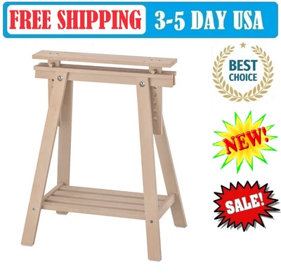 Ikea MITTBACK Trestle, birch, 22 7/8x27 1/2/36 5/8 304.599.97 - NEW - Image 1 of 4