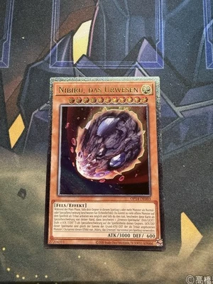 GERMAN YUGIOH Nibiru, The Primal Being OP14-EN003 Ultimate Rare Nm - Image 1 of 2
