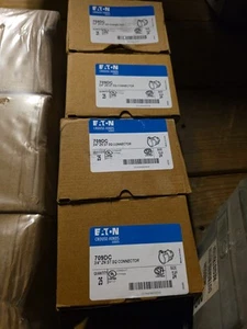 (Caja de 25) Conector recto sin aislamiento Eaton Crouse-Hinds 709DC (NUEVO) - Imagen 1 de 2