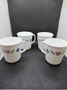 Juego de 4 tazas de café Corelle Corning Ware QUILT de colección  - Imagen 1 de 17