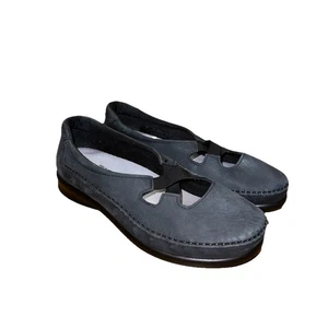 SAS Crissy Slip On Moccasins Comfort Walking Shoes Black Leather Women 9 M $199 - Picture 1 of 11