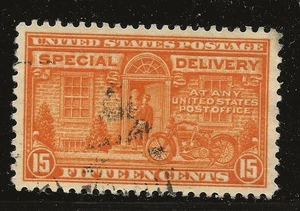 US Scott #E16, Single 1931 Special Delivery 15c FVF Used - Picture 1 of 1