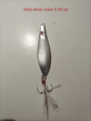 9PCS Metal Jig Fishing Lures Spinner Spoon Jigs Hook Sinking Swimbaits Saltwater - Image 1 of 4