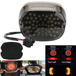 LED Rear Tail Light Brake Smoke for Harley Touring Dyna Glide Softail Sportster - Picture 1 of 12