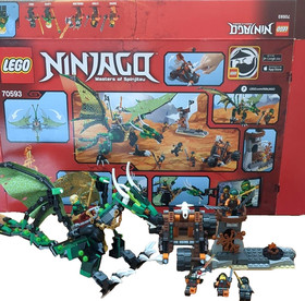 LEGO 70593 The Green NRG Dragon Ninjago Skybound 2016 Missing