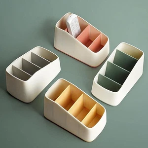 Soporte de control remoto para TV Mesa Caja de almacenamiento 4 rejillas Escritorio Ordenado Organizador Estuche - Imagen 1 de 14