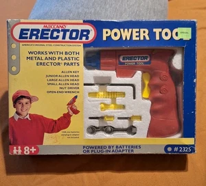 Herramienta eléctrica Meccano Erector #2325 vintage 1994 destornillador inalámbrico nuevo - Imagen 1 de 14