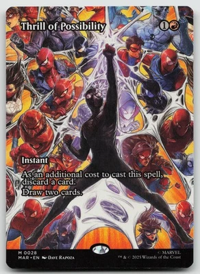 Thrill of Possibility (Borderless) M Normal Marvel Universe Eternal-Legal 28 NM - Image 1 of 2