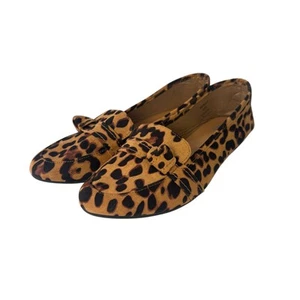 Journee Collections Marci Damenschuhe hellbraun schwarz Leopardenmuster Fell Größe 9 - Bild 1 von 11