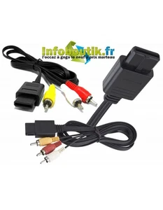 Cable Audio Video A/V - RGB Pour GameCube, Super Nes et Nintendo 64 N64 - Imagen 1 de 4