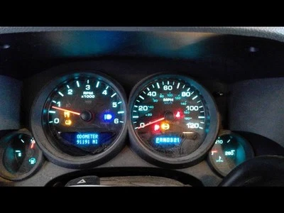 91K; SPEEDO Speedometer Cluster MPH US Market Fits 13 SIERRA 1500 PICKUP 349486 - Image 1 of 4