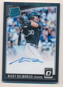 NICKY DELMONICO 2018 DONRUSS OPTIC RATED ROOKIE #RRS-ND AUTO AUTOGRAPH RC - Picture 1 of 2