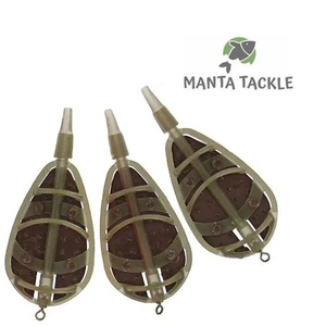NEW Ngt 3 x Method Feeder 20g 30g 40g Carp Bream Barbel Inline Feeders - Picture 1 of 1