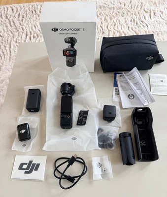 DJI Osmo Pocket 3 Creator Combo 4K Gimbal-Kamera, Restgarantie bis 04/2027 - Bild 1 von 4
