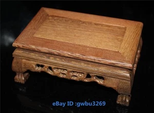 Vintage Oriental Chinese Wood Shelf station handwork Carved Dragon Tables 20492 - Picture 1 of 9