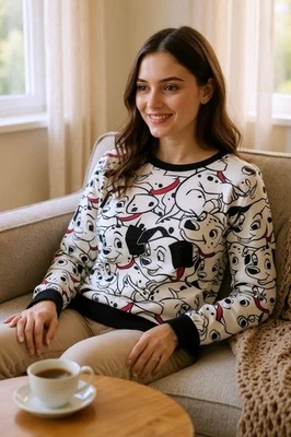 Suéter Vans X Disney 101 Dálmatas Tejido Jacquard AOP XS Kidcore Comfortcore Foto 1 de 4