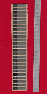 pkg of 2x 25 labels, 50 total for Hot Swap Hard Drive Trays like Supermicro  - Image 1 of 2