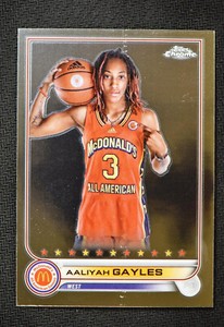 2021-22 Topps Chrome Mcdonalds All American Basketball Base #90 Aaliyah Gayles