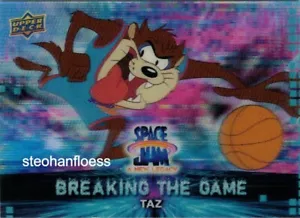 Upper Deck Space Jam A New Legacy Breaking the Game Lenticular 3D-13 Taz - Bild 1 von 1